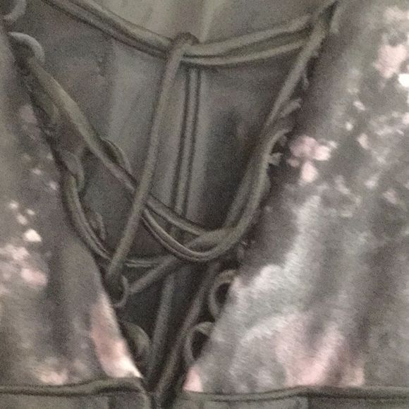 Betsy & Adam Black Pink Printed Ombré Halt… - Picture 13 of 13